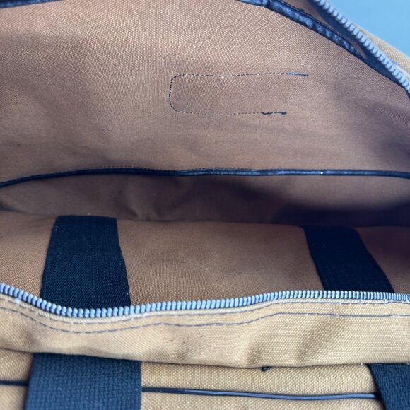 Vintage Kolpin Sportsmans Jet Bag Large Duffel in Tan Fawn Vacationcore Camping - Picture 11 of 12